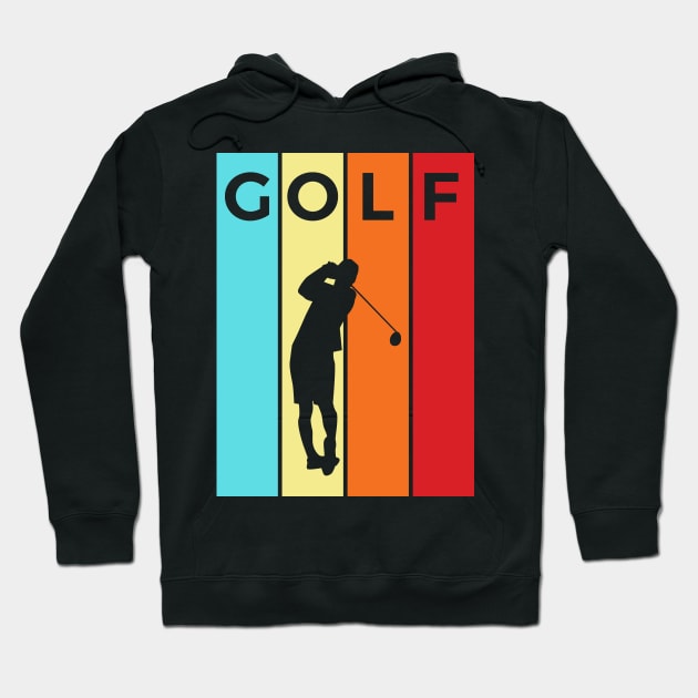 golf silhouette Hoodie by s4rt4